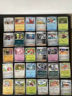 Pokemon Card Lot 30 SV ERA Reverse Holo Cards. All Nm. JTG PRE DRI MEW OBF - Image 2