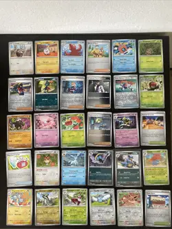 Pokemon Card Lot 30 SV ERA Reverse Holo Cards. All Nm. JTG PRE DRI MEW OBF - Image 4