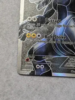 Zekrom 114/114 Black & White Base Full Art Holo Rare Pokemon Card- LP - Image 4