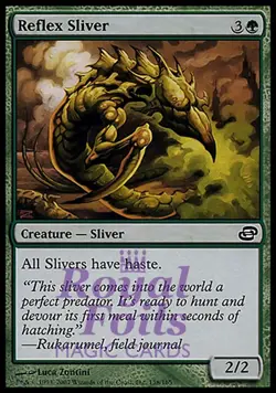 Reflex Sliver 1x FOIL PLC MTG Planar Chaos Common MINT green - Image 1