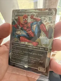 MTG Magic The Gathering Spectacular Spider-Man Stamped Prerelease Foil NM SEALED - Image 2