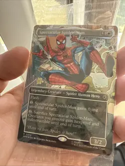 MTG Magic The Gathering Spectacular Spider-Man Stamped Prerelease Foil NM SEALED - Image 3
