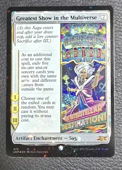 Greatest Show in the Multiverse - Galaxy Foil NM-Mint, English Unfinity MTG - Image 1