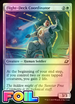 x1 Flight-Deck Coordinator FOIL EOE Edge of Eternities MTG 17 M/NM 1x - Image 1