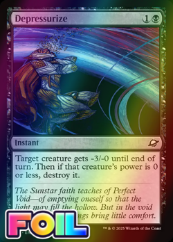 x1 Depressurize FOIL EOE Edge of Eternities MTG 95 M/NM 1x - Image 1