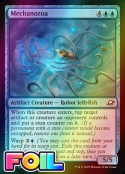 x1 Mechanozoa FOIL EOE Edge of Eternities MTG 66 M/NM 1x - Image 1
