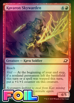 x1 Kavaron Skywarden FOIL EOE Edge of Eternities MTG 140 M/NM 1x - Image 1
