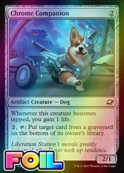 x1 Chrome Companion FOIL EOE Edge of Eternities MTG 236 M/NM 1x - Image 1