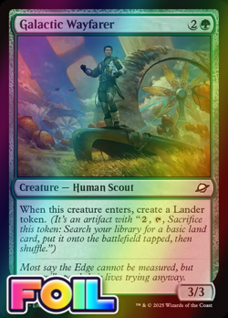 x1 Galactic Wayfarer FOIL EOE Edge of Eternities MTG 185 M/NM 1x - Image 1