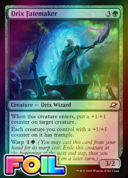 x1 Drix Fatemaker FOIL EOE Edge of Eternities MTG 178 M/NM 1x - Image 1