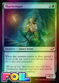 x1 Thawbringer FOIL EOE Edge of Eternities MTG 211 M/NM 1x - Image 1