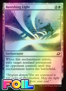 x1 Banishing Light FOIL EOE Edge of Eternities MTG 6 M/NM 1x - Image 1