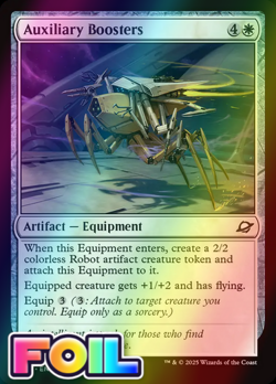 x1 Auxiliary Boosters FOIL EOE Edge of Eternities MTG 5 M/NM 1x - Image 1