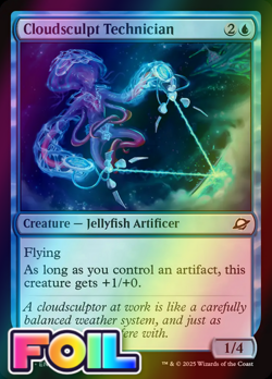 x1 Cloudsculpt Technician FOIL EOE Edge of Eternities MTG 49 M/NM 1x - Image 1