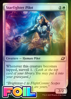 x1 Starfighter Pilot FOIL EOE Edge of Eternities MTG 38 M/NM 1x - Image 1