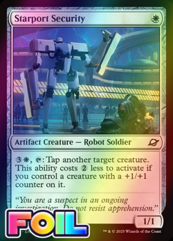 x1 Starport Security FOIL EOE Edge of Eternities MTG 39 M/NM 1x - Image 1