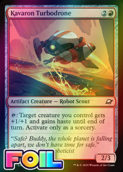 x1 Kavaron Turbodrone FOIL EOE Edge of Eternities MTG 141 M/NM 1x - Image 1