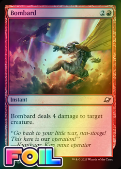 x1 Bombard FOIL EOE Edge of Eternities MTG 129 M/NM 1x - Image 1