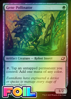 x1 Gene Pollinator FOIL EOE Edge of Eternities MTG 186 M/NM 1x - Image 1