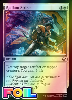 x1 Radiant Strike FOIL EOE Edge of Eternities MTG 29 M/NM 1x - Image 1