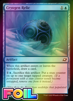 x1 Cryogen Relic FOIL EOE Edge of Eternities MTG 52 M/NM 1x - Image 1