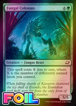 x1 Fungal Colossus FOIL EOE Edge of Eternities MTG 184 M/NM 1x - Image 1