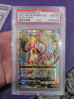 Pokemon XY Evolutions M Pidgeot EX 104 & 105 CONSECUTIVE CERT PSA 10 Gem MINT - Image 2