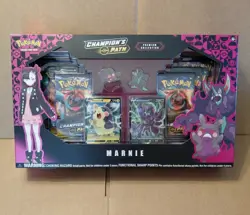 Pokemon TCG Cards - Champion's Path Premium Collection Box - MARNIE - BRAND NEW 820650808043 - Image 1