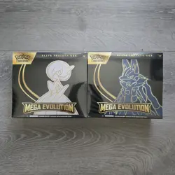 Pokemon Mega Evolution (ME01) Elite Trainer Box ETB Set of 2 New Sealed - Image 1