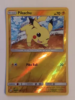 Pokemon PIKACHU REVERSE HOLO Sun & Moon Unbroken Bonds 54/214 NM/Mint B1 - Image 1