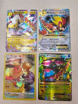 Lot of 4 Pokemon Cards Mega Venusaur, Pidgeot, Ampharos and Flareon - Image 3