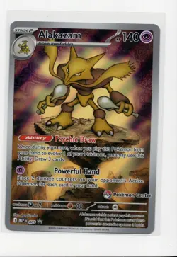 Alakazam - 009 (Pokemon Center Exclusive) 009 Me: Mega Evolution Promo Holo - Image 1