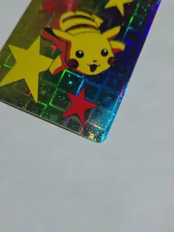 Pikachu Sticker Pokemon Vending Machine Holo prism Nintendo 1998 Bandai Vintage - Image 5