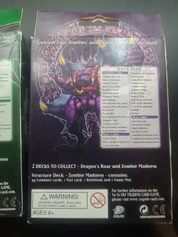 NEW YuGiOh! Zombie Madness Structure Deck 1st Edition Sealed - Image 2