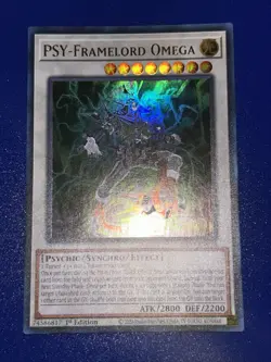Yugioh! PSY-Framelord Omega - RA02-EN028 - Ultra Rare - 1st Edition Near Mint, E - Image 1