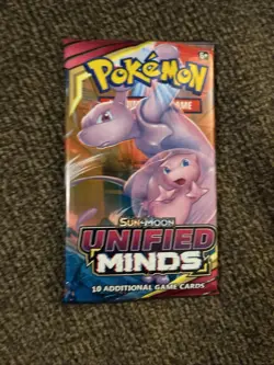 Pokemon TCG Sun & Moon Unified Minds BOOSTER PACK -10 Cards- Factory Sealed 2019 - Image 1