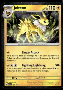 Pokemon TCG SV: Scarlet & Violet Promo Cards #169 Jolteon - Image 1