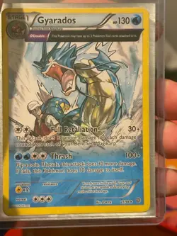 Pokemon TCG Gyarados Reverse Holo Rare Card Ancient Origins 21/98 - LP - Image 2
