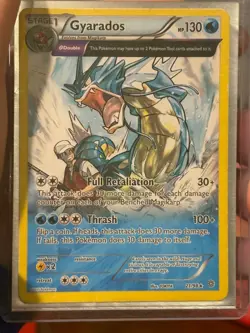 Pokemon TCG Gyarados Reverse Holo Rare Card Ancient Origins 21/98 - LP - Image 3