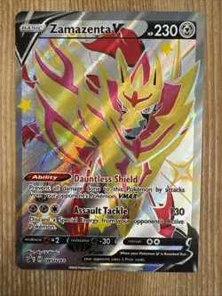 Zamazenta V - SWSH293 - Pokemon Sword & Shield Promo Ultra Rare Holo Card NM - Image 1