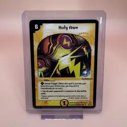 WOTC Duel Masters K1/Y1 - Holy Awe - Kelloggs Promo DM01 TCG Trading Card - Image 1
