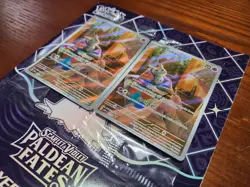 Two 2024 Pokemon Paldean Fates Mimikyu SVP 075 Promo Cards New NM-M Condition - Image 3
