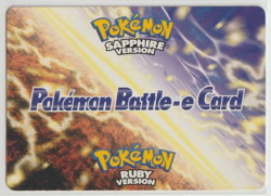 Pokemon Lady Astrid 129-B002 Ruby Version Battle E-Reader Card 2003 Near Mint - Image 2