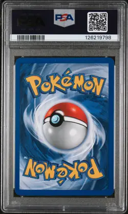 Poliwrath Holo 15/130 Base Set 2 2000 Pokemon Card PSA 8 - Image 2
