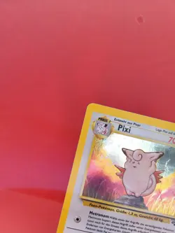 Pokemon Karte/card - Clefable Pixi 1/64 - Jungle - Holo - Played - Image 2