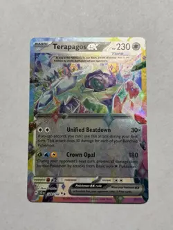 Pokemon Card TCG: Terapagos ex 128/142 - Stellar Crown - Double Rare Holo - NM/M - Image 1