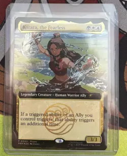 Magic The Gathering X Avatar Katara The Fearless Promo Card SDCC 2025 - Image 1