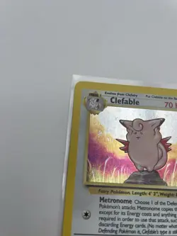 Pokemon TCG Clefable Holo Rare Card Base Set 2 5/130 MP - Image 4