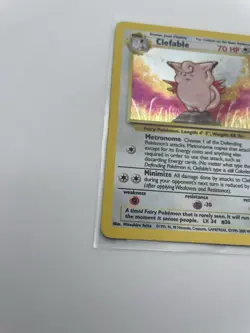 Pokemon TCG Clefable Holo Rare Card Base Set 2 5/130 MP - Image 5