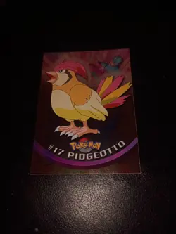 Pidgeotto #17 Holo Pokemon Topps trading cards series 1 tv animation edition - Image 1